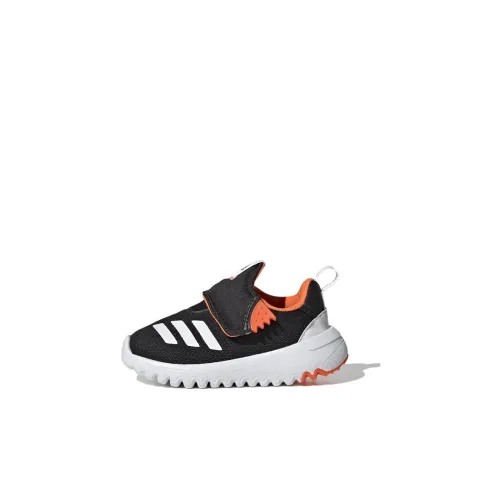 Adidas Suru365 Slip On противоскользящая устойчивая к истиранию дышащая низкий топ обувь для малышей черный для новорожденных и малышей
