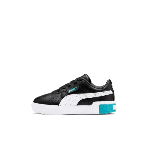 PUMA Cali Series Zapatillas Сбалансированный Легкий Низкий Топ Детские Скейтбординги Черный Белый