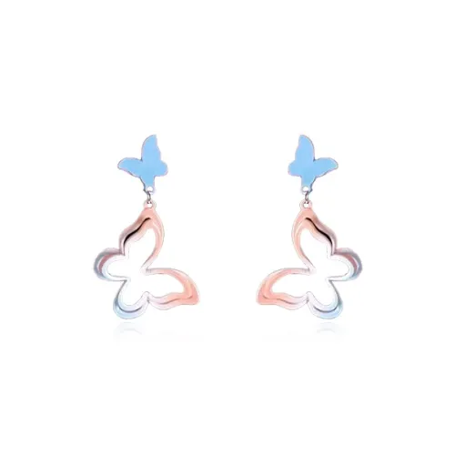 WANLIACC Cut Out Серьги с бабочкой для женщин