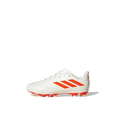 Adidas COPA PURE.3 MG Противоскользящие Устойчивые к истиранию Низкие Футбольные бутсы Белые Детские