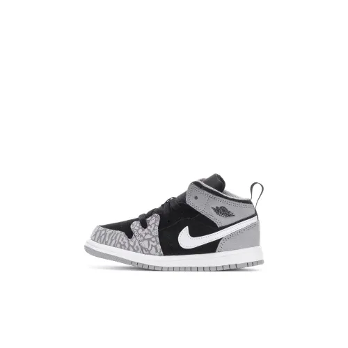 Jordan Air Jordan 1 MID Топ Обувь для младенцев и малышей Gray Infant And Toddler