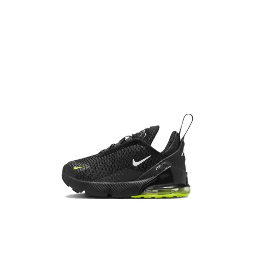 Nike Air Max 270 TD Low Топ Обувь для младенцев и малышей Черный Зеленый Infant And Toddler