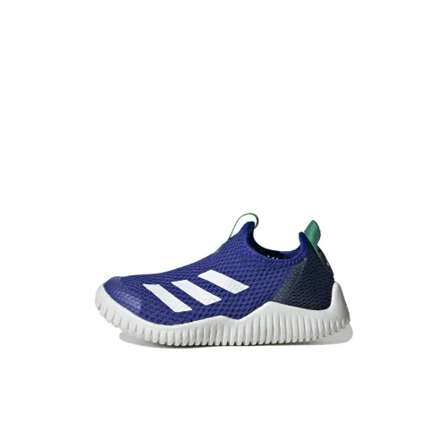 Adidas Rapidazen Юбка On Дышащий Низкий Топ Тренировочные Кроссовки для Детей Синий Детский