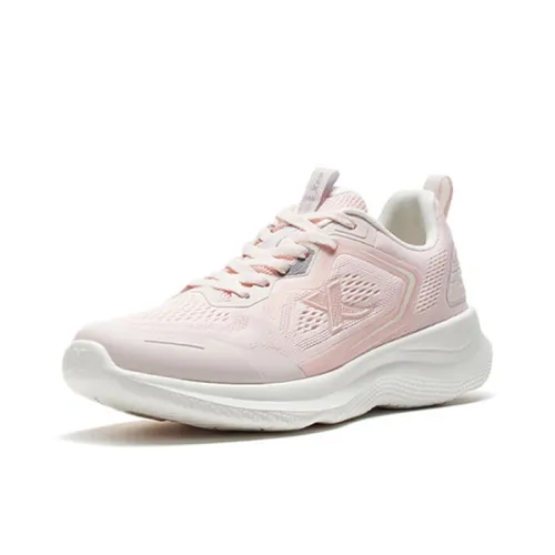 XTEP Slip-resistant Abrasion-resistant Low Top Casual Running Shoes Women's Pink XTEP Противоскользящие Аbrasion-resistant Низкий Топ Повседневные Беговые кроссовки Женские Розовые