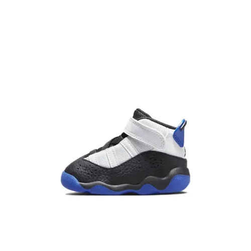 Jordan Air Jordan 6 Кольца TD Противоскользящие Анти KICK Высокие Баскетбольные Кроссовки Винтажные