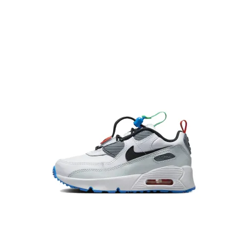 Nike Air Max 90 Toggle Детские повседневные кроссовки Белый Черный Для детей 3-7 лет