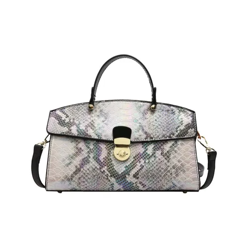 NOMK ПУ (полиуретан) Сумка Сумка через плечо Сумка через плечо Женская Черная Коричневая Серебряная