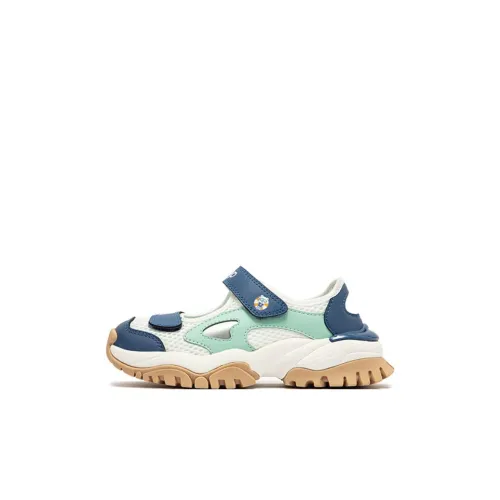 XTEP Спортивные сандалии Парусный белый Персидский синий для детей 3-7 лет