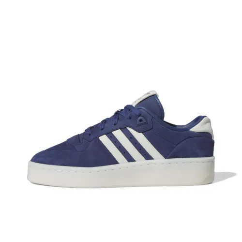 Adidas Originals Rivalry Slip Resistant Abrasion Resistant Низкие Скейтборд Кроссовки Унисекс Синие Белые