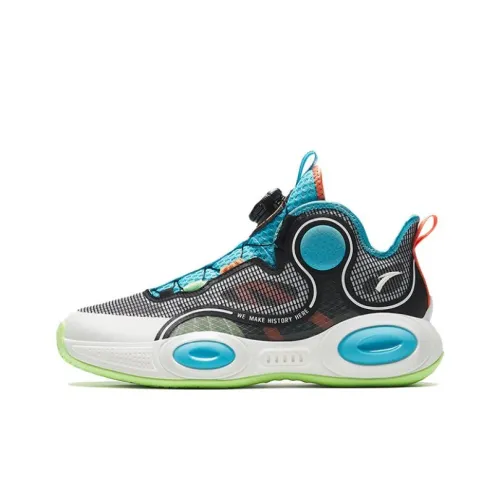 Antakids Alien 3 Slip-on Low Top Детская баскетбольная обувь Black Blue