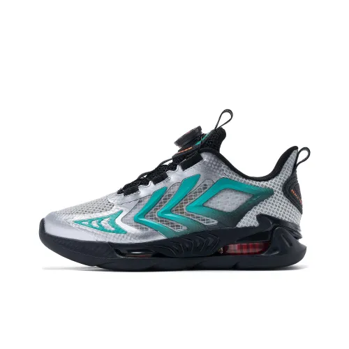 QIAODAN Weaver Легкий Износостойкий Противоскользящий Низкий Топ Беговые кроссовки Серый Зеленый Подростки