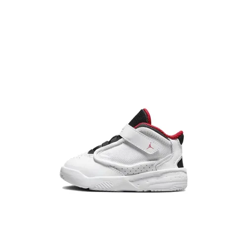 Jordan Max Aura 4 TD противоскользящая анти-KICK MID топ обувь для младенцев и малышей белый Infant And Toddler