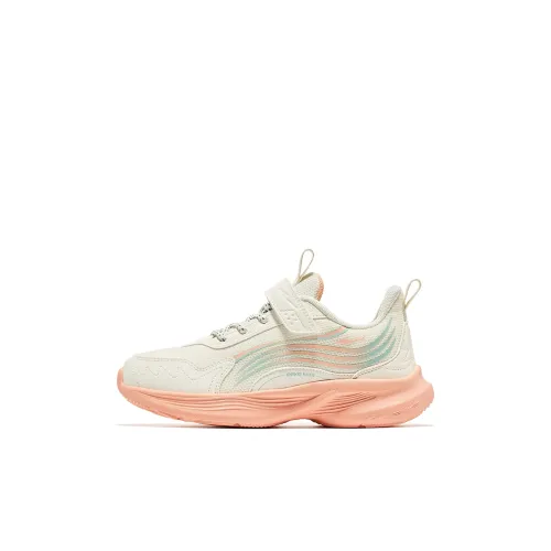 ERKE KIDS Flying Sharks Низкий Топ Детская Беговая Обувь Айвори Белый Fair Skin Розовый Детский