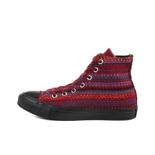 Converse Chuck Taylor O Slip Resistant Высокие Кроссовки для скейтбординга Женские Красный Черный