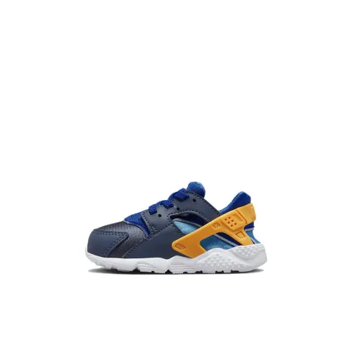 Nike Huarache Run Нижняя юбка Резистентные амортизаторы Низкий топ Обувь для малышей Синий Младенец и малыш