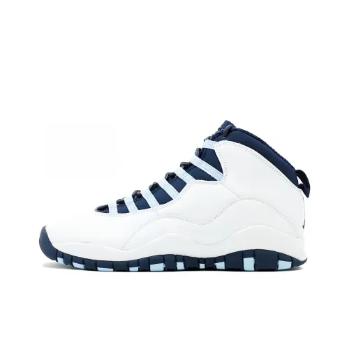 Jordan Air Jordan 10 Retro Ice Blue High Top Vintage Баскетбольные Кроссовки Мужские Ice Blue