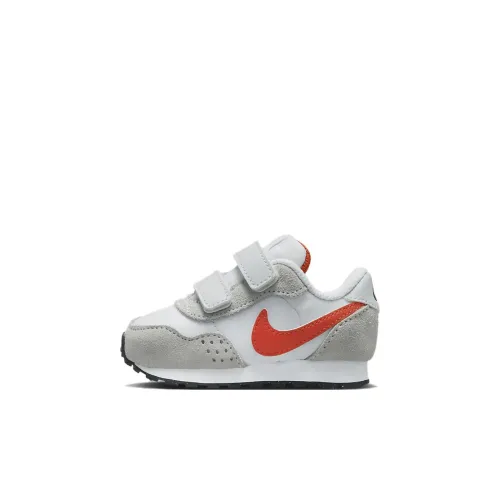 Nike MD Valiant TD Амортизация Износостойкие Низкие Кроссовки для Бега Белый Серый Оранжевый Для Малышей и Детей