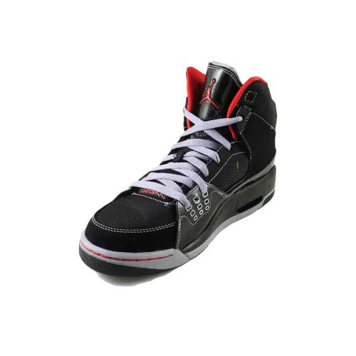 Jordan SC 1 Амортизация Износостойкий Высокий Топ Винтажные Баскетбольные Кроссовки Унисекс Черный