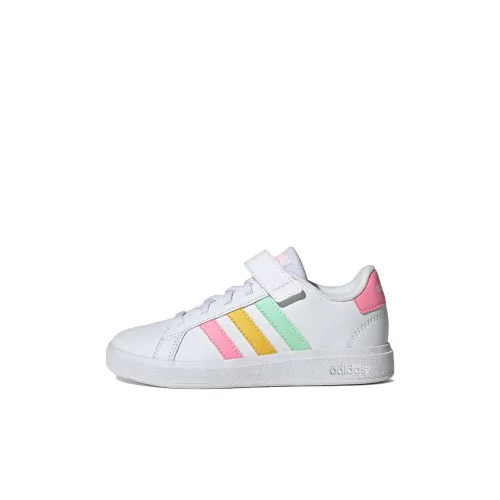Adidas Neo GRAND COURT Low Топ Скейтборд Кроссовки Белый Kids