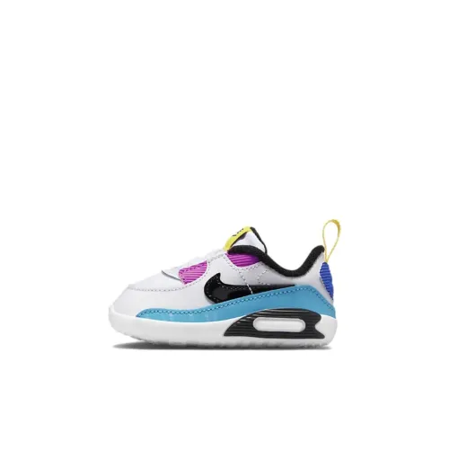 Nike Air Max 90 SE Pre Walking Baby Обувь Белый Синий Infant и Toddler