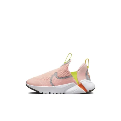 nike Flex Plus 2 SE Устойчивый к истиранию Дышащий Низкий Топ Беговые кроссовки Розово-серый Для детей 3-7 лет