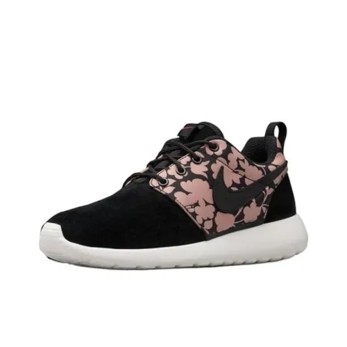 Nike Roshe One Slip Resistant Abrasion Resistant Low Top Повседневная обувь Унисекс Черный Красный