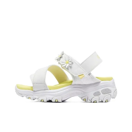 Skechers C Fle Сандалии 2,0 Детские Сандалии Белый Желтый Подростки