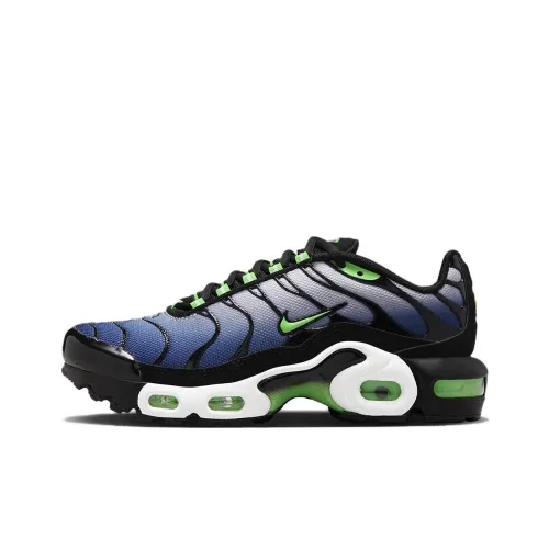 Nike Air Max Plus Low Top Kids Lifestyle Shoes Синий Черный Подростки