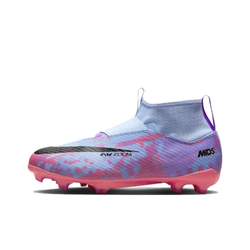 Nike Zoom Mercurial Superfly 9 Детские футбольные бутсы MID Топ Школьный возраст