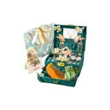 [Игривое издание] Лилия Crown Ancient Style Аксессуар для волос Коробка [Включает жемчужный и ромбовый стикер + сумка для покупок]