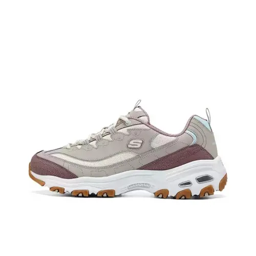 Skechers DLITES Low Топ Толстая подошва Кроссовки Женские Тауповый