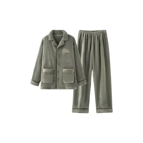 UAVAE ZJ LFT35006 Зеленый Мужской Пижамный комплект