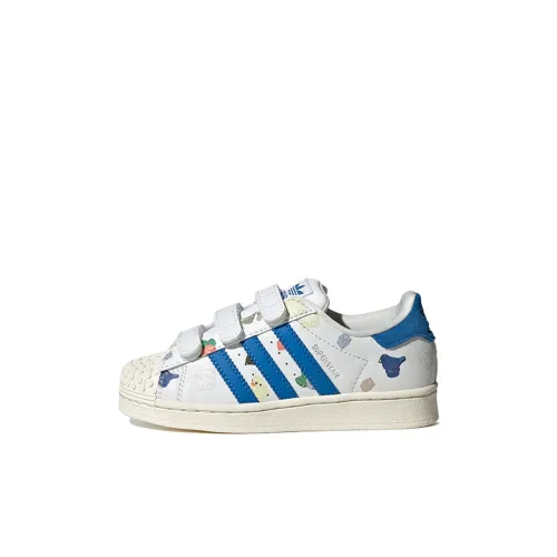 Adidas Originals SUPERSTAR CF Детские Скейтбординги Низкий Топ Предшкола