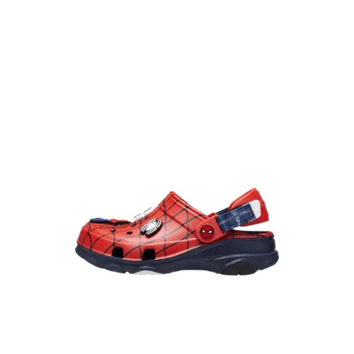 Crocs All Terrain Clog Slip-Resistant Abrasion-Resistant Children's Sandals Red Black Children's Crocs All Terrain Clog Slip-Resistant Abrasion-Resistant Детские Сандалии Красный Черный Детский