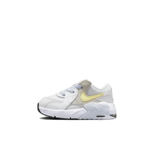 Nike Air Max Excee TD Low Топ Обувь для младенцев и малышей Белый Желтый Infant And Toddler