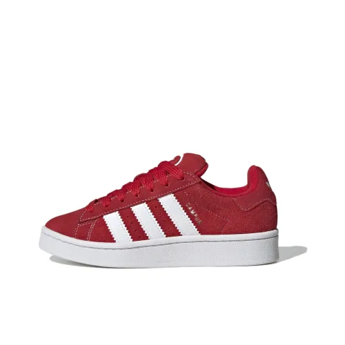 Adidas Anti KICK Slip Resistant Амортизация Низкие Кроссовки для скейтбординга Белый Красный Подростки