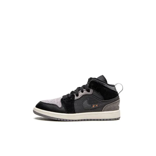 Jordan Air Jordan 1 Детские баскетбольные кроссовки MID Топ Pre School