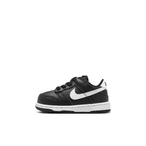 Nike Dunk TDE Slip-Resistant Abrasion-Resistant Low-Top Скейтборд Кроссовки Черный Infant и Toddler