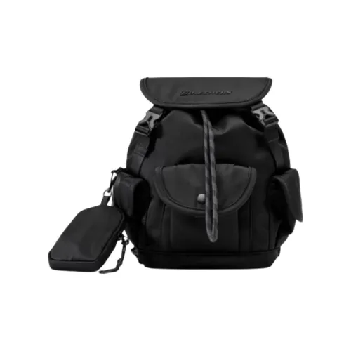 Skechers Ткань Рюкзак Мини Унисекс Угольный Черный