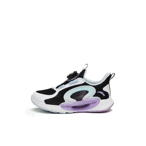 Antakids Ежемесячные противоскользящие устойчивые к истиранию низкие топ беговые кроссовки Белый фиолетовый для детей 3-7 лет