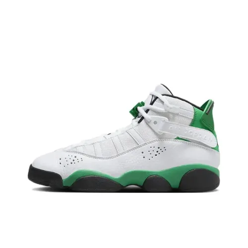 Jordan Air Jordan 6 Кольца Детские баскетбольные кроссовки MID Топ Школьный возраст