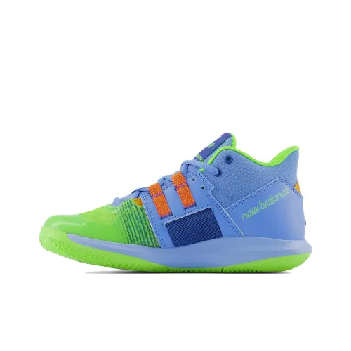 New Balance Coco CG1 MID Топ Баскетбольные кроссовки Сине-зеленый Подростки