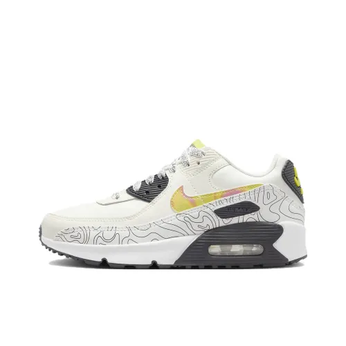 Nike Air Max 90 LTR SE Kids Lifestyle Shoes Белый Подростки