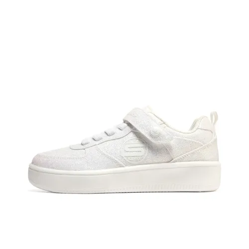 Skechers Sport Court 92 Low Топ Детские Скейтбординги Белый