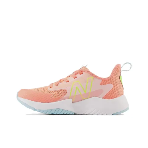 New Balance NB Rave RUN Series V2 Низкий Топ Беговые кроссовки Апельсин Подростки