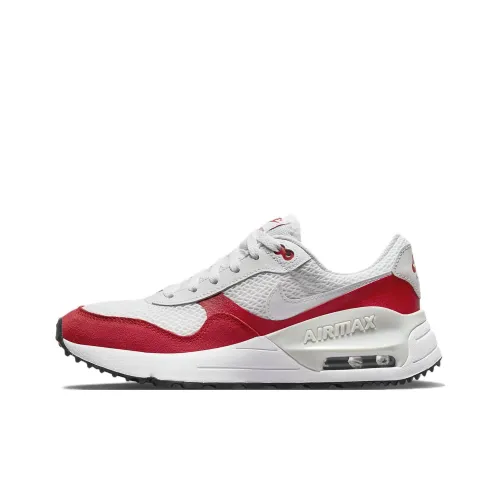 Nike Air Max SYSTM Low Топ KIDS Lifestyle Shoes Белый Красный