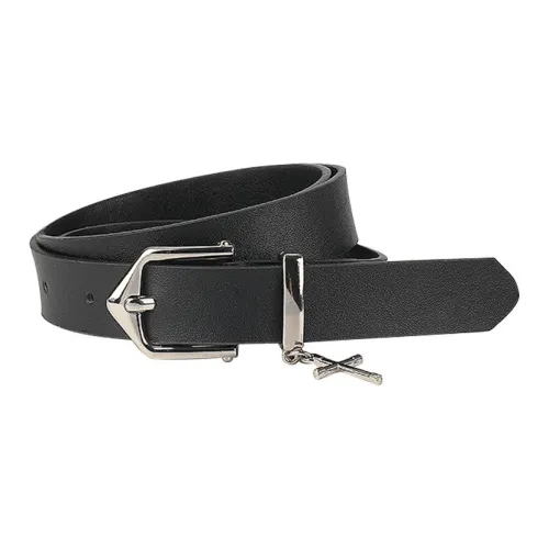 FUO Ремни из ПУ (полиуретана) кожа унисекс ширина 3,8 см