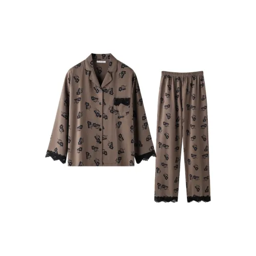 MEITENG Пижамный комплект женский хаки