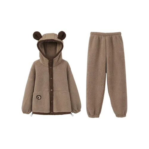 Aannsfam Pajama Комплект Мужской Желудево-коричневый