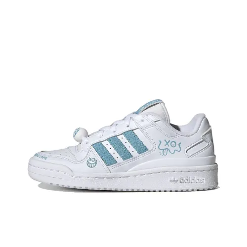André Saraiva x adidas originals FORUM LOW Скейтборд Кроссовки Белый Синий Подростки